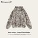 Men's Street Style Chic Winter Camouflage 3D Print Hoodie Zip up Sweatshirt Trendy European And American Design_viptrois.com