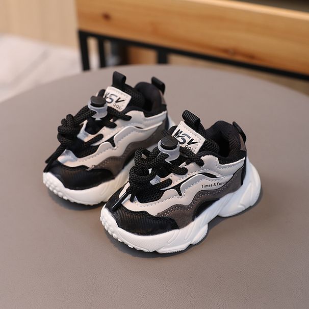 A generation of foreign trade father shoes Children's toddler shoes breathable mesh sneakers 0-3 years old men's and women's baby shoes 1_viptrois.com