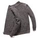 Men’s Fleece-Lined Knit Cardigan – Winter Stand Collar Zipper Jacket (Black/Burgundy/Brown, M-3XL)_viptrois.com
