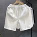 Men's Casual Loose Fit Sports Shorts Fashionable Versatile Summer Style Thin Five Point Casual Pants_viptrois.com