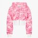 Y2K Hip-Hop Short Cardigan Hoodie Women's Sweatshirt Street INS American Style Loose Long Sweatpants_viptrois.com