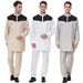 Modest Abaya Men's Robe Men’s Traditional Ethnic Tunic Set – Polyester Blend Two-Tone Cultural Outfit For Everyday Wear_viptrois.com