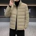 Nordmann Lightweight Hooded Down Jacket 2025 Winter New Men's Fashion Casual Simple Comfortable Warm Coat_viptrois.com