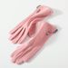 Warm gloves Women's winter fleece and fleece thickened autumn outdoor cycling touch screen cycling gloves_viptrois.com