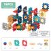 Mother & Kids Building Blocks Marble Run Toy Set - STEM Educational Construction Kit For Kids With Colorful Tracks & Rolling Balls (49PCS/76PCS/98PCS)_viptrois.com
