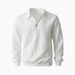 Cross-Border European Size Spring And Autumn Youth Stylish Jacquard Lapel Jacket Casual Long Sleeve Knitted Sweater_viptrois.com
