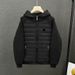 Men's Clothing Men's Clothing 25 New Solid Color Splicing Hooded Cotton Jacket Zhangzai 02 Style Light And Comfortable Casual Light Cotton Jacket_viptrois.com