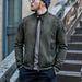 Men's High Street Trendy Rogue Style Jacket Spring/Autumn Loose Stand Collar Brand Polyester Full Sleeve Standard Thickness_viptrois.com