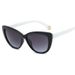 Sunglasses Cat Eye Northeast Big Flower Series Women's Personalized Metal Mixed Retro Sunglasses Anti Ultraviolet_viptrois.com