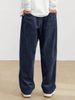 Men's Clothing Autumn And Winter Loose Wide Leg Pants Solid Color Simple And Fashionable Overalls_viptrois.com