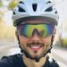 Half Frame One Piece Lens Sports Sunglasses Motorcycle Bicycle Windshield Purple Men And Women Sunglasses_viptrois.com