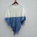Yunnan Dali Bai Ethnic Knitted Shawl Artistic Warm Blue And White Scarf Casual Comfortable Soft Tie Dye Fabric_viptrois.com