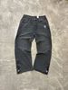Men's Clothing 25th Autumn European And American Men's Retro Washed Embroidered Straight Jeans_viptrois.com
