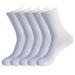 1pairs High Elastic Female Socks Student Black And White Mid-tube Socks Sports Wicking Cotton Socks Casual Solid Color Long Socks Female_viptrois.com