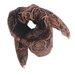 Muslim Headscarf Muslim Scarf Rose Embroidered Square Scarf Elegant Breathable Gauze Scarf Scarf Curved Hat Simple Pullover Headscarf_viptrois.com