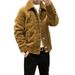 Loom Loom Spring And Autumn Turn-Down Collar Knitted Men's Light Cardigan Sweater European Version Fashion Trendy Brand_viptrois.com