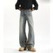 Men's High Street Handsome Loose Casual Versatile Wide Leg Straight Pants_viptrois.com