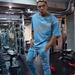 Men's clothing spliced sports casual basketball pants_viptrois.com
