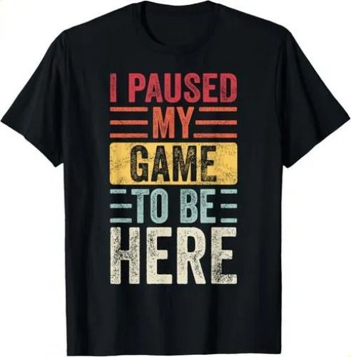 T-shirti Paused 2026 My Game To Be Here_ Funny Retro Vintage Vide_viptrois.com