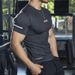 Men's Clothing Muscle Revealing Fitness Clothes Tights Short Sleeved T Shirts For Training And Running High Elastic Quick Drying Clothes_viptrois.com
