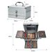 VERONNI Professional Kit - 132 Color Eyeshadow Palette With Gloss, Blush & Lip Pencils, All-in-One Cosmetic Set For_viptrois.com