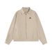 American Style Turn-Down Collar Trendy Shirt Jacket Autumn New Loose Versatile High-End Zipper Couple Coat_viptrois.com
