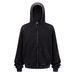 430GSM Couple’s Hoodie – YKK Zipper Pullover With Double-Knit Washed Cotton (Retro Streetwear, Oversized Fit, Wax-Dyed Colors)_viptrois.com