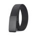 Men's Toothless Automatic Buckle Canvas Belt Fashion Woven Outdoor Military Training Woven Trouser Belt Nylon Tactical Outer Belt_viptrois.com