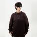 Men's & Women's Oversized Streetwear Gradient Sweater - Vintage Hip Hop Knit Pullover, Casual Loose Fit, Round Neck Long Sleeve_viptrois.com
