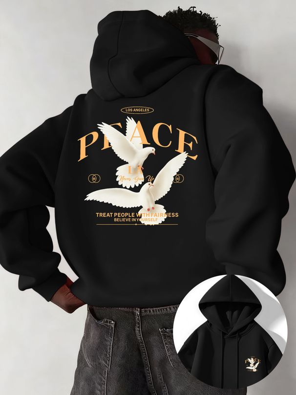 Autumn And Winter Men's Top Sweatshirt Loose And Comfortable Warm And Hooded Sweatshirt Men's ClothinG_viptrois.com