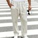 "Italian-Style Men's Relaxed Fit Dress Pants – Polyester Business Casual Trousers, Straight Cut (S-XXXL, 5 Neutral Tones, Year-Round Wear)"_viptrois.com
