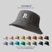 Original Letter Fisherman Hat With Large Head Circumference And Large Size Hat For Men And Women, Spring And Summer Sun Hat_viptrois.com