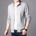 Pure Pure Spring And Autumn Casual Stand Collar Men's Trendy Loose Plus Size Zipper Cardigan Sweatshirt Versatile Baseball Jacket_viptrois.com