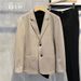Men's Clothing Handsome Woolen Suit Retro Casual Trendy Suit Small Jacket Thick Warm Tops_viptrois.com