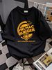 Melmac Burger T Shirt Olive Orange Alf Gordon Shumway Fun Cult 80s Designer Clothes Stylish Breathable Homme Unisex Top For Everyday Wear_viptrois.com