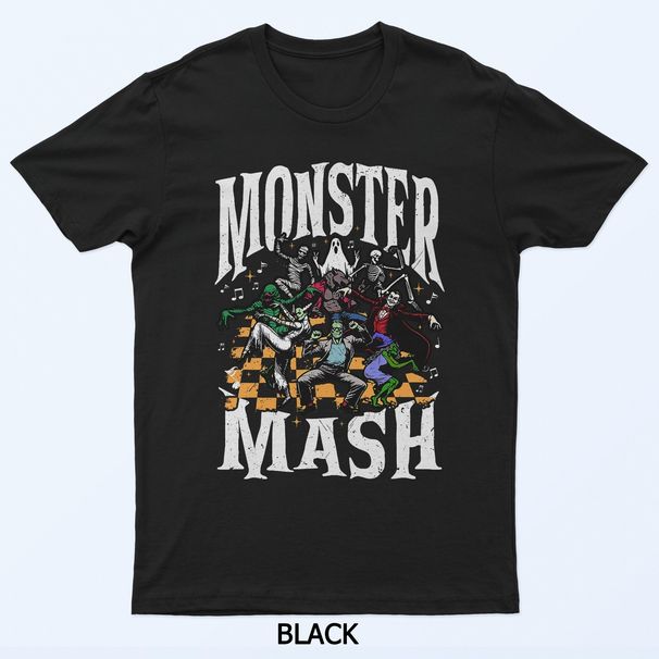 Monster Mash Funny Halloween Spooky Season Trick Or Treat T-Shirt Mens Womens Tees Top_viptrois.com