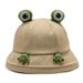 Cute Frog Hat Female Fashion Fisherman Hat Style Student Cartoon Sun Hat Basin Hat_viptrois.com