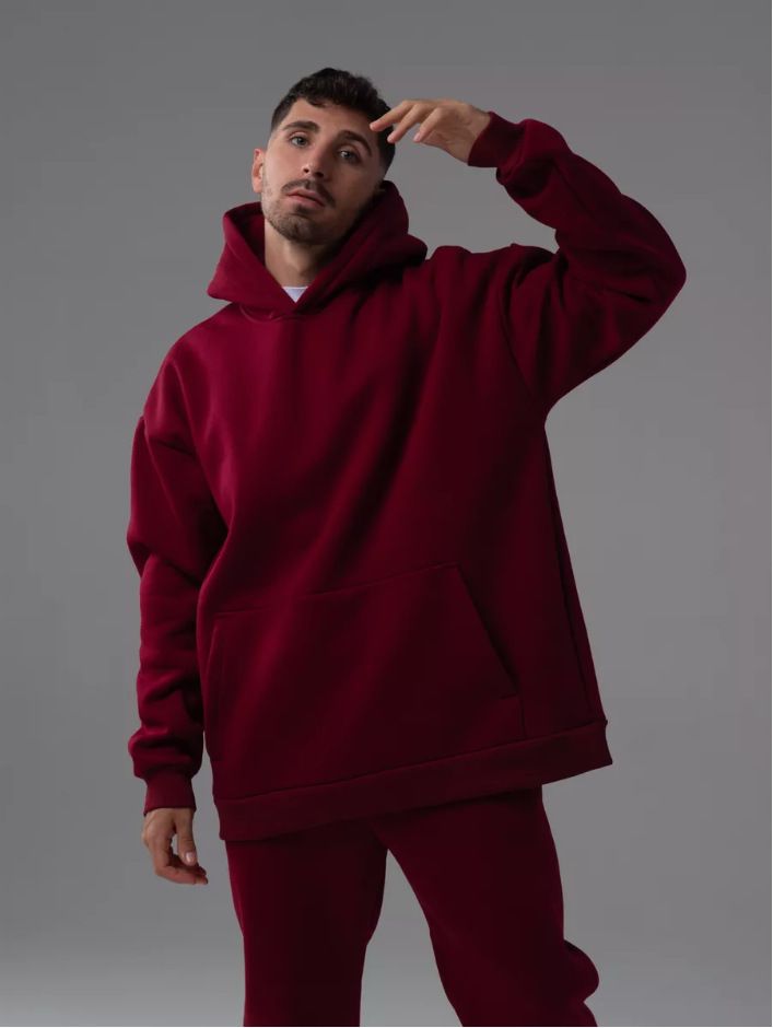 New Unisex Fleece Hooded Sweatshirt Pullover With Zipper Pocket, Soft & Warm Winter Hoodie For Men Women Teens (S-XXXL, Multi-Color)_viptrois.com