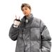 Pu Leather Cotton-padded Clothes Men's Winter Metal Aircraft Buckle American Cotton-padded Clothes Jacket Thickened Warm Loose Bread Clothes Cotton-pa_viptrois.com