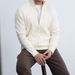 Men's Clothing Jacquard Stand Collar Autumn/Winter Jacquard Knit Cardigan – Slim Fit Stand Collar, British-Inspired Textured Sweater Coat_viptrois.com