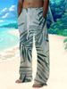 Premium Products 2024 Men's Sports Pants Coconut Tree 3D Digital Printed Casual Pants Hawaii Beach Pants_viptrois.com
