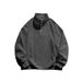Men's Clothing Spring And Autumn Stand Up Collar Pullover Loose Casual Suit Half Zipper Design Sweater_viptrois.com