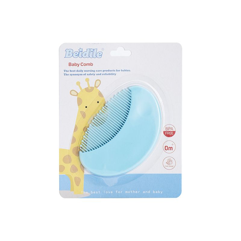 Mother & Kids New Toiletries Baby Hair Comb Baby Safety Material Care Hair Comb Round Tooth Hair Care Comb_viptrois.com