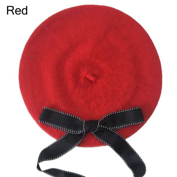 Headwear Bow Beret Caps Fashion Soft French Artist Painter Hat With Bowknot Cotton Newsboy Cap Autumn Winter_viptrois.com