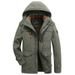 Men's Heavyweight Winter Parka – Fleece-Lined Long Coat With Detachable Hood (M-6XL, Windproof, Multi-Pocket Design)_viptrois.com