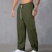 Men's Clothing Men's Heavyweight Corduroy Pants Loose Fit Retro Casual Workwear Wide Leg Trousers For Autumn Versatile Bottoms_viptrois.com