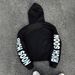 Men's Casual Hooded Sweatshirt With 3D Letter Print - Breathable Polyester Fabric, Loose Fit For Comfort, Youth Streetwear Style_viptrois.com