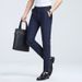 Men's Clothing Ice Silk Men's Suit Trousers In Summer, Thin Style, Business Casual, Straight And Versatile Middle Aged Men's Suit Trousers_viptrois.com
