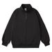 American Heavy-duty Half-zipper Sweater Men's Spring And Autumn Texture Loose Long-sleeved Bottoming Shirt Pullover Stand-up Collar Jacket Trend_viptrois.com