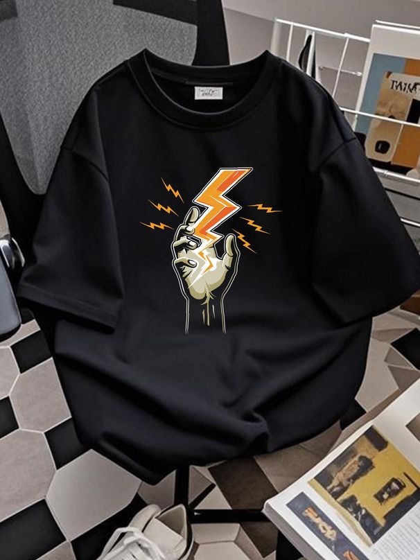 NEW LIMITED Electrician Engineer Line Cool Design Idea T Shirt S 3XL Graphic Streetwear Casual Stretched Top For Everyday Wear Soft Unisex_viptrois.com